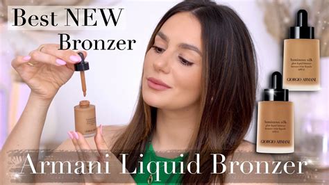 armani bronzing drops.